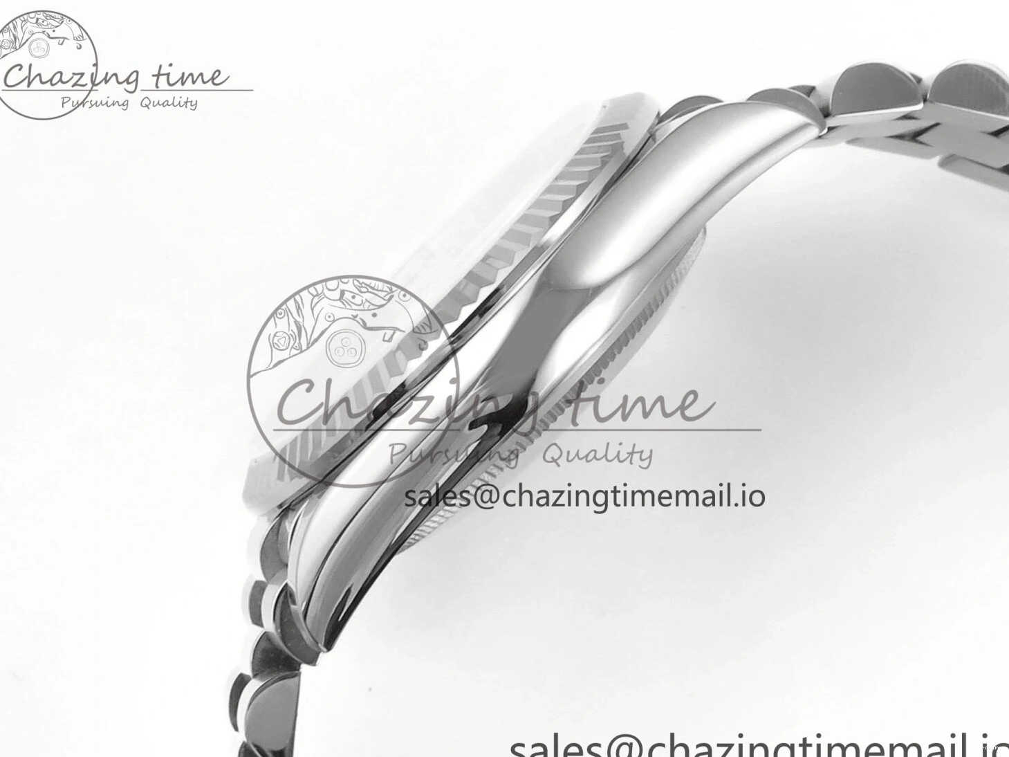 MiroTime 0404 Day Date 36 YG 128236 KF 1:1 Best Edition Ice Blue Crystal Dial on President Bracelet A2836 (Gain Weight) Modern 500